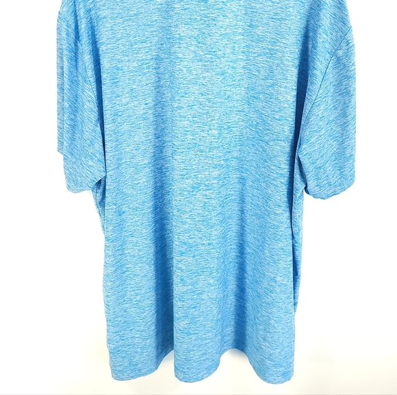 Under Armour Polo Shirt Men's 4XL Loose Blue White HeatGear 1283705 - Picture 10 of 12